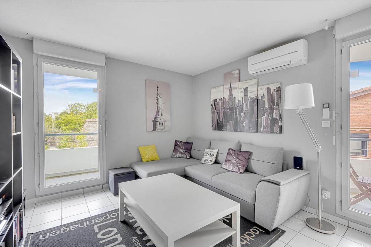 Sublime 64M With 2 Balconies For 6 In Toulouse Apartamento Exterior foto